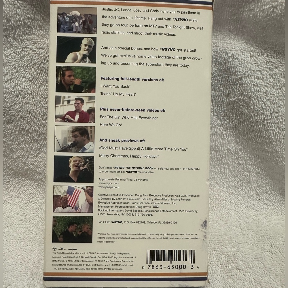 NSYNC 'N The Mix Official Home Video VHS Tape - Picture 3 of 6